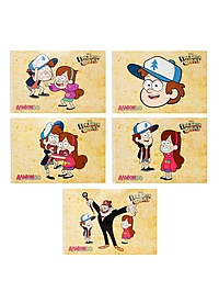 Альбом д/рис А4 30л на спирали Hatber "Гравити Фолз", перфорац на отрыв, 5В МИКС