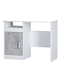 Стол письменный «Паскаль», 970×753×500 мм, цвет белый/цемент светлый