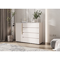 Комод 1 дверь 4 ящика Норд, 1200х450х900, Кашемир/Кашемир