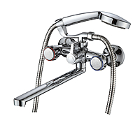 Смеситель для ванны Ammore A4685-F излив 300 мм хром