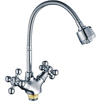 Смеситель для кухни Cron CN4319-3 гибкий излив хром