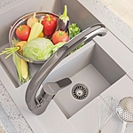 Смеситель для кухни AVRORA Mirro AV3321 высокий излив хром
