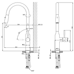 Смеситель для кухни Lemark Expert LM5086S сатин