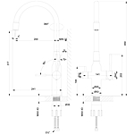 Смеситель для кухни Lemark Expert LM5083LGN-Black под фильтр