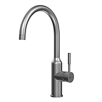 Смеситель для кухни Lemark Expert LM5079GMN графит нано
