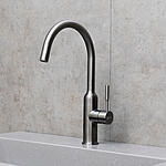 Смеситель для кухни Lemark Expert LM5079GMN графит нано