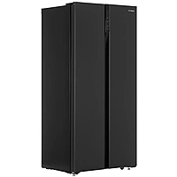 Холодильник Hyundai CS4505F черная сталь инвертор