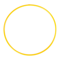 Обруч диаметр 70 см, цвет жёлтый