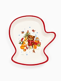 Блюдо керамическое «Волшебного года», 20×17.5×3 см, ручная работа