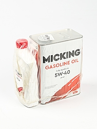 Масло моторное Micking Gasoline Oil MG1 5W-40 SP 4+1 л Акция!