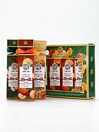 URAL LAB Арома Саунд Набор бомбочек в подарочной упаковке "Ароматы праздника", 12 шт