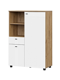 Тумба в гостиную «Милан», 901×416×1286 мм, цвет белый