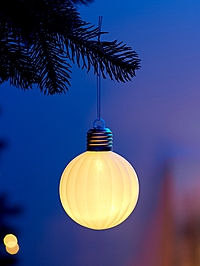 Елочный шар "Бархатный зефир" 8 см, 1 LED, LR44x3 (в компл.), Т/БЕЛЫЙ