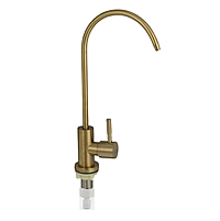Смеситель для питьевой воды Fmark F-SL-C222 матовое золото