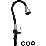 Кран на одну воду BRIMIX 6632 ABS-пластик черный