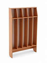 Шкаф для полотенец напольный 5 мест, Бук бавария светлый