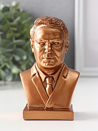 Бюст «Ельцин», 11×7×5 см, бронза