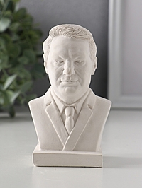 Бюст «Ельцин», 11×7×5 см, гипс