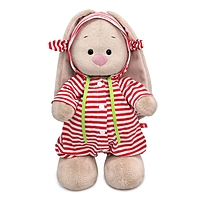 Мягкая игрушка «Зайка Ми в полосатом комбинезоне», 25 см