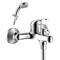 Смеситель для ванны Rossinka Y35-30 короткий излив хром