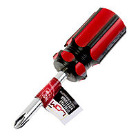 Отвертка крестовая LOM, пластиковая рукоятка, PH2 х 38 мм