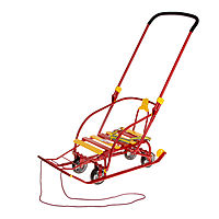 Санки Nikki 3, цвет красный