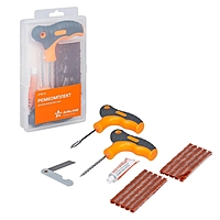 Ремкомплект для б/к шин Airline, в кейсе, прорезиненные ручки