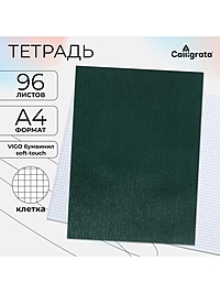 Компл тетр из 2шт А4 96л кл VIGO бумвинил VA0505 (Soft touch) зеленый, офсет (10267972)