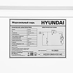 Морозильный ларь Hyundai CH1002 белый