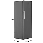 Морозильная камера Beko B1RFNK312G серый