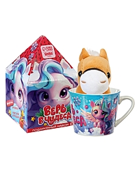 Milo toys Набор "Снежный сюрприз" мягкая игрушка в кружке