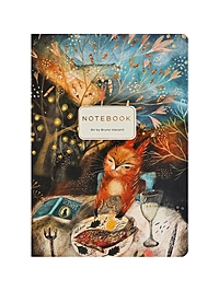 Тетрадь 40л кл BrunoVisconti. FAUNA.Сказочная белка