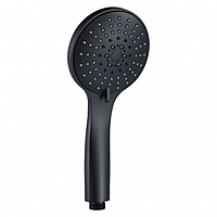 Лейка для душа GROSS AQUA Delta Matt Black GA7035MB черный