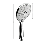 Лейка для душа GFmark 6034 хром 3 режима