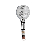 Лейка для душа GFmark 6089 с фильтром из турмалина хром