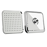 Лейка для душа GFmark 6043 верхняя хром/белый