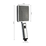 Лейка для душа GFmark 6049 хром 2 режима