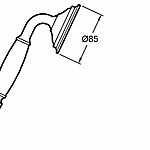 Душевой гарнитур Jacob Delafon Louise E24365-CP хром
