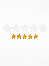 Декор «Звезда» цвет серебро, золото 2 размера, фоам глиттер 5 и 3 см, набор 10 шт.