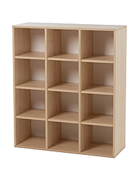 Шкаф для горшков на 12 мест, 900х330х1200, Клен Танзау