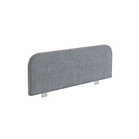 Бортик для кровати мягкий, 815×36×280 мм, велюр, цвет графит