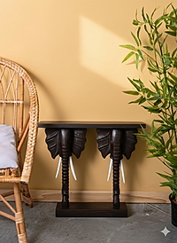 Стол "Слоны" дерево Албезия, 100х30х90 см