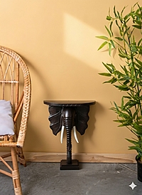 Стол "Слон" дерево Албезия, 80х30х100 см  +/- 2см