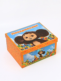 Коробка подарочная «Поздравляю», Чебурашка, 31 х 25,5 х 16 см