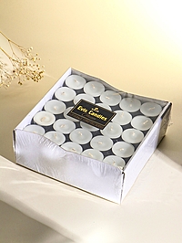 Набор чайных свечей 50 шт, d 37 мм, 15 гр, 3 часа горения