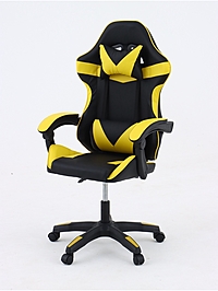 Кресло игровое, черно-желтое