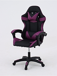 Кресло игровое, черно-фиолетовое
