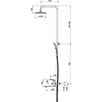 Душевая система GROSS AQUA Prado GA9828SMDR с изливом хром