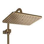 Душевая система Fabia 9878 с длинным изливом матовое золото