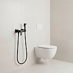 Смеситель гигиенический душ Fashun A7504-17 оружейная сталь